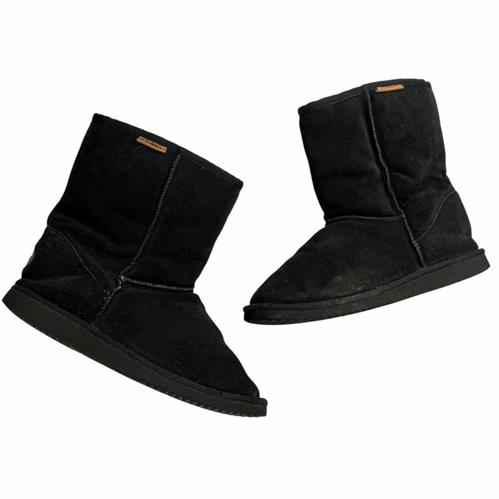 EMU Australia Women’s suede Black Sherpa lined boots size 9